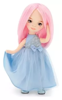 Мягкая кукла «Billie в голубом атласном платье», 32 см