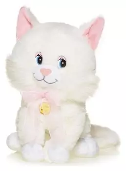 Мягкая музыкальная игрушка «Котёнок лапушка белый»