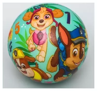 Мягкий мяч PAW Patrol "Цифры" 6,3см
