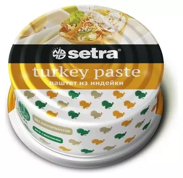 Мясные консервы паштет из индейки 100гр