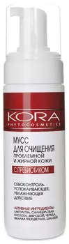 Мусс для очищения проблемной и жирной кожи с пребиотиками