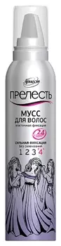 Мусс для укладки волос прелесть, сильная фиксация, 160 мл