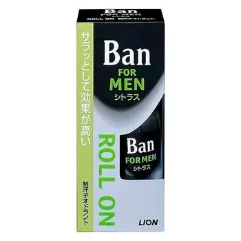 Мужской дезодорант-антипирсперант Ban с легким ароматом цитрусовых