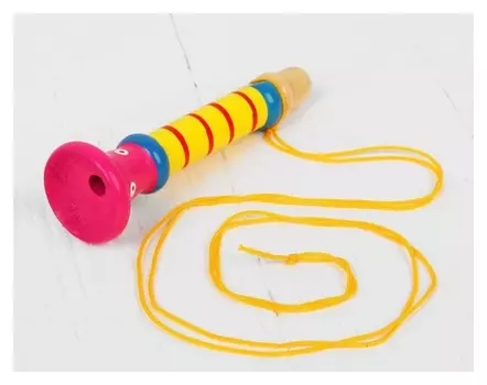 Музыкальная игрушка «Дудочка на веревочке», высокая, цвета микс