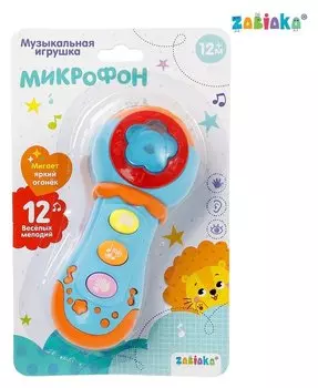Музыкальная игрушка «Микрофон» свет, звук, микс