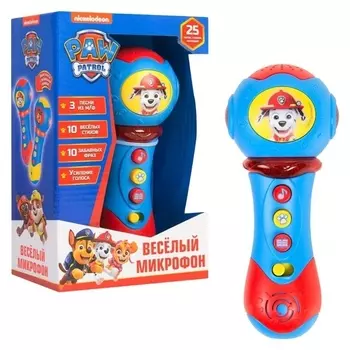 Музыкальный микрофон «Щенячий патруль», с усилителем