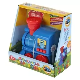 Музыкальный паровозик «Синий трактор», световые и звуковые эффекты