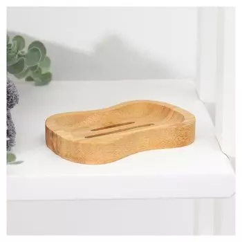 Мыльница 11×7×1,8 см, бамбук