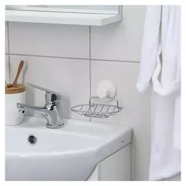 Мыльница на вакуумной присоске овальная