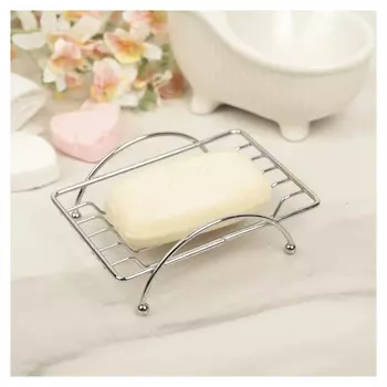 Мыльница прямоугольная на ножках "Вернисаж"