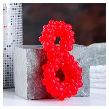 Мыло фигурное Восьмерка красная