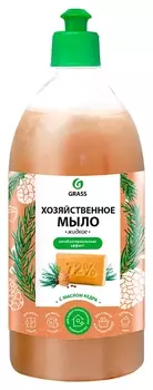 Мыло хозяйственное Grass жидкое с маслом кедра, 1 л