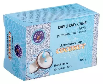 Мыло натуральное аюрведическое кокосовое