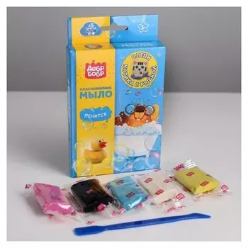 Мыло пластилин своими руками "Котик с рыбкой"