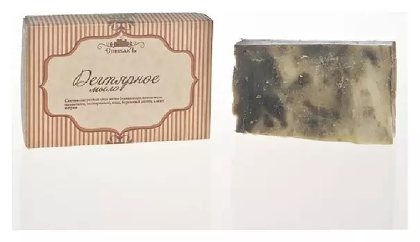 Мыло ручной работы Дегтярное
