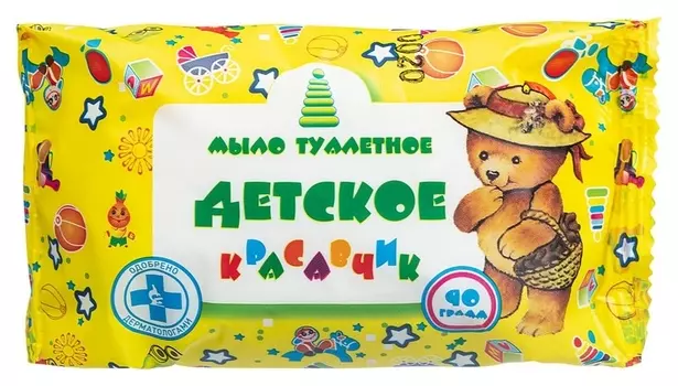 Мыло туалетное 90г детское меридиан