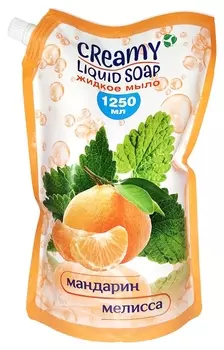 Мыло жидкое Мандарин и мелисса Creamy