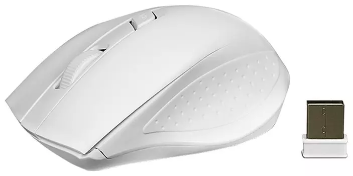 Мышь беспроводная SVEN RX-325, 3 кнопки + 1 колесо-кнопка, оптическая, белая