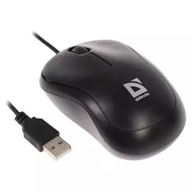 Мышь Defender Patch Ms-759, проводная, оптическая, 3 кнопки, 1000 Dpi, Usb, чёрная