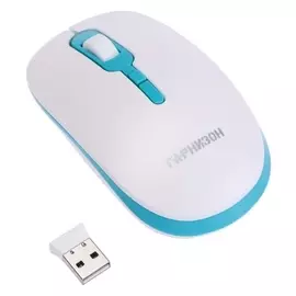 Мышь "Гарнизон" Gmw-460-2, беспроводная, оптическая, 1600 Dpi, Usb, бело-бирюзовая