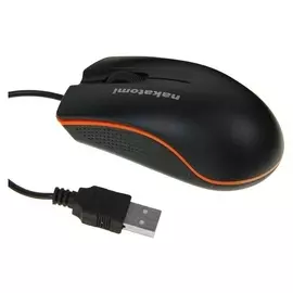 Мышь Nakatomi Mon-03u Navigator, проводная, оптическая, 800 Dpi, Usb, чёрная