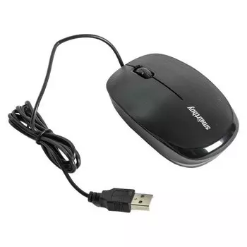 Мышь Smartbuy ONE 214-k, проводная, оптическая, 1200 Dpi, Usb, чёрная