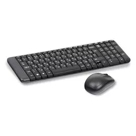 Набор беспроводной LOGITECH Wireless Desktop MK220, клавиатура, мышь 2 кнопки + 1 колесо-кнопка, черный