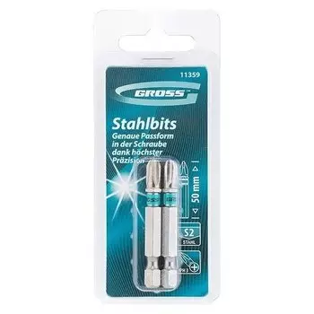 Набор бит РН3 х 50, сталь S2, 2 шт.