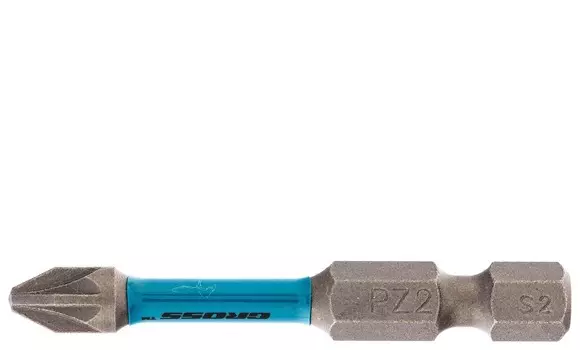 Набор бит торсионных PZ2 X 50 мм, для ударных шуруповертов, 10 шт.