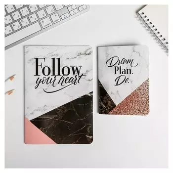 Набор блокнотов А6, А5 Dream. Plan. Do, 32 листа