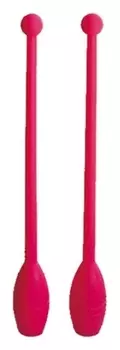 Набор булав гимнастических, цвет розовый