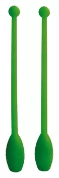 Набор булав гимнастических, цвет зелёный
