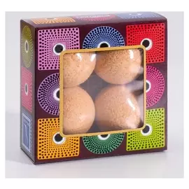 Набор бурлящих шаров Spa By Lara "Горячий шоколад", 160 г (40г* 4шт)