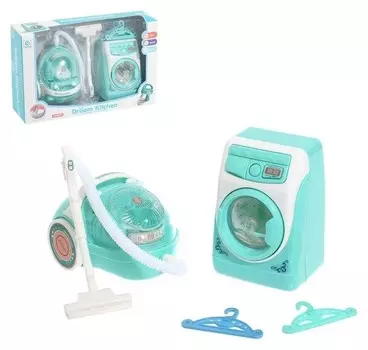 Набор бытовой техники Весёлая уборка, со светом и звуком
