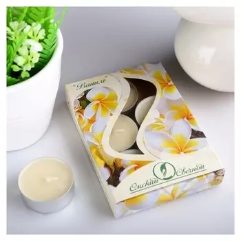 Набор чайных свечей ароматизированных Ваниль