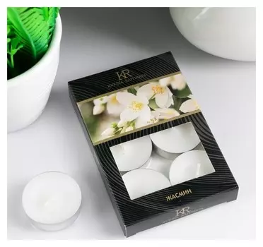 Набор чайных свечей ароматизированных Жасмин