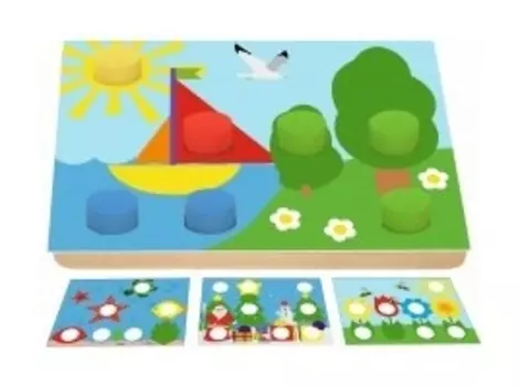 Набор "Цветные пеньки"