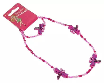 Набор детский "Выбражулька" 2 предмета: бусы, браслет, стрекозы