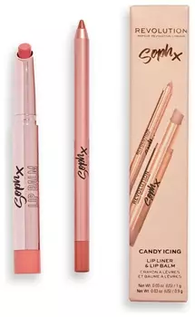 Набор для губ карандаш и бальзам Soph X