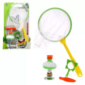 Набор для исследования насекомых «Ловкий биолог», 4 предмета