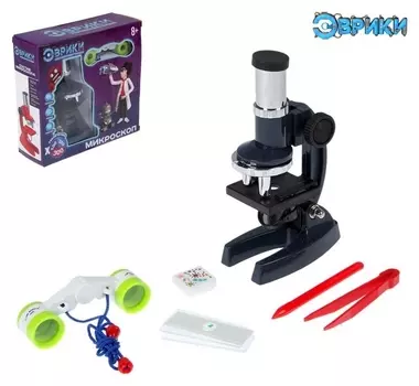 Набор для изучения микромира Микроскоп 7 предметов
