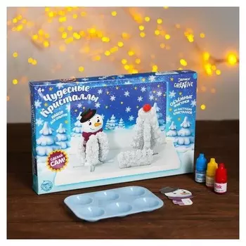 Набор для опытов «Чудесные кристаллы», снеговик