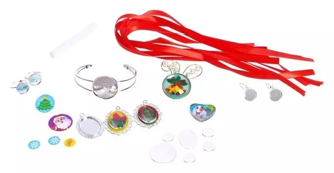 Набор для опытов «Чудесные украшения», новый год, в пакете