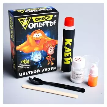 Набор для опытов Цветной лизун Цвет оранжевый