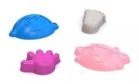 Набор для песка №73 Девочка+ мальчик, ручка, ножка