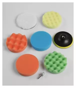 Набор для полировки кузова Torso, 125 мм, 8 предметов