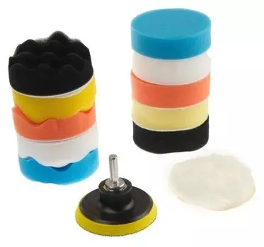 Набор для полировки кузова Torso, 75 мм, набор 13 шт