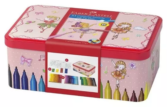 Набор для рисования Faber-castell Connector Ballerina 33 флом.,155534