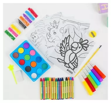 Набор для рисования "Сафари" в пакете