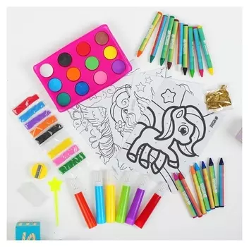 Набор для рисования "Волшебный единорог" в пакете